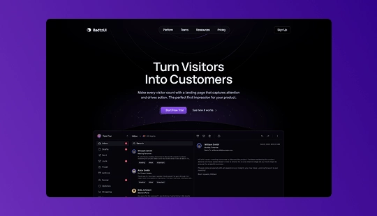 Modular Glassmorphism Template